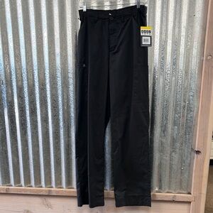WonderWink Men's Cargo Pants in Black-Tall Length